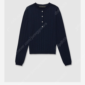 얼바닉30 foret button knit