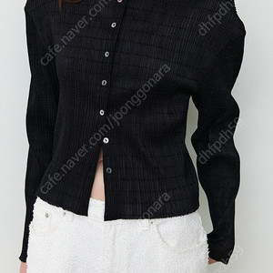 샵레터 letter mela pleats blouse(블랙), 새제품