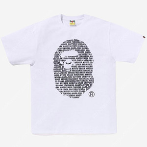 [L-2XL] 베이프 재팬 에이프 헤드 화이트