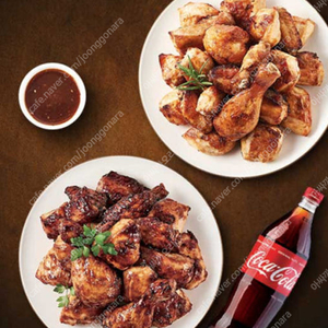 굽네치킨 반반B(갈비천왕반반)+콜라1.25
