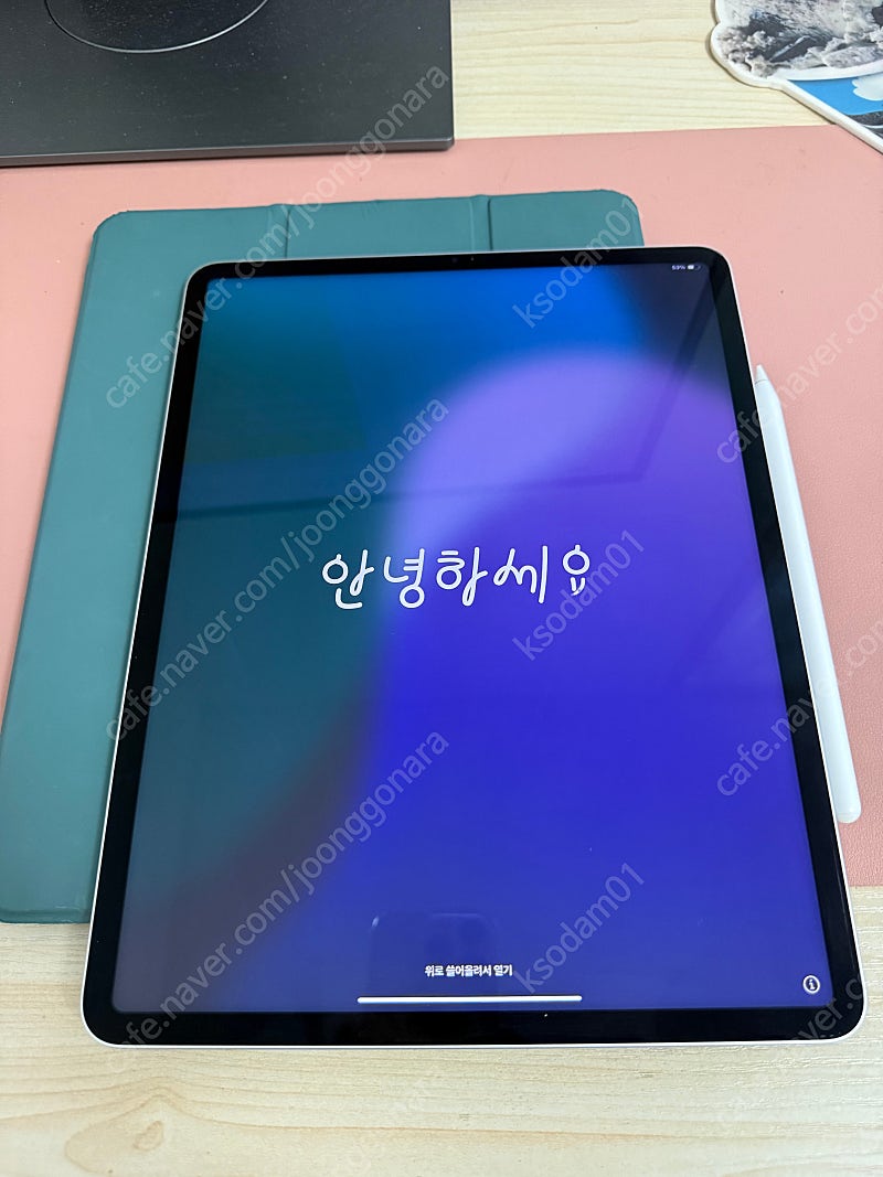 아이패드 프로 5세대 m1 128기가 실버 와이파이+애펜2