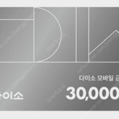 다이소 모바일 금액권 3만