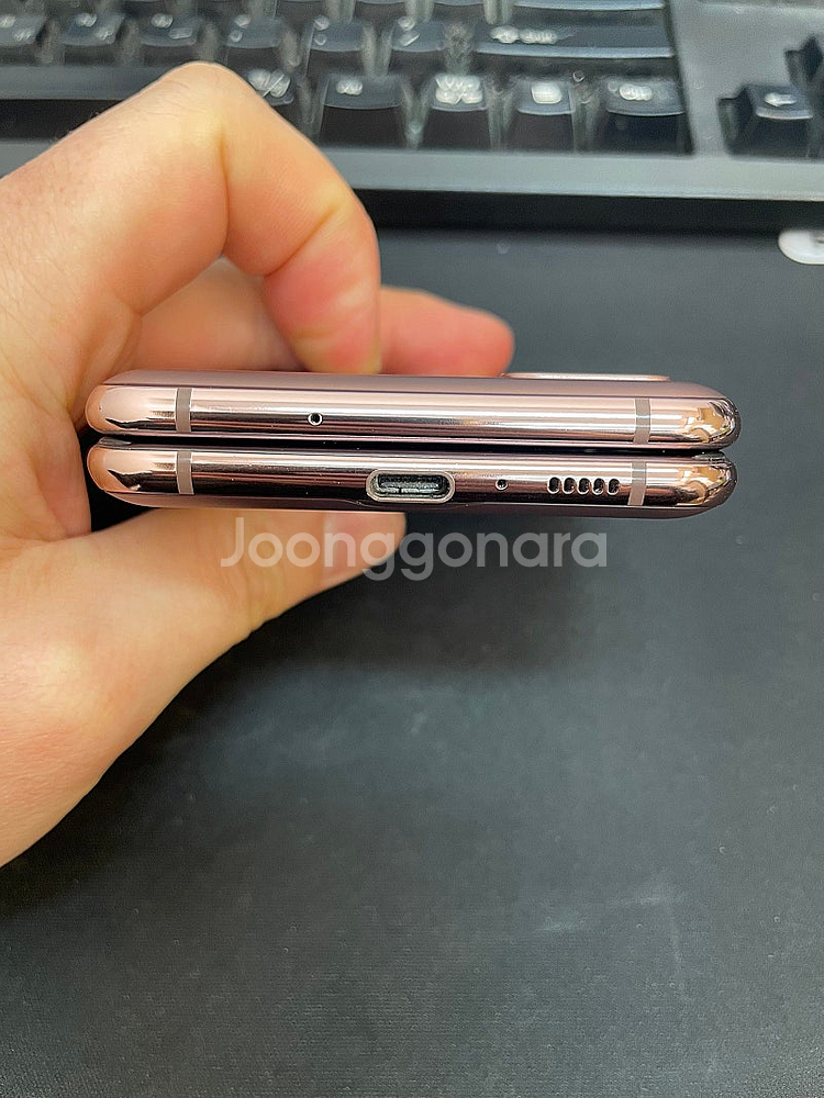 갤럭시Z플립2 브론즈 256GB 무잔상 가성비좋은 중고...--5