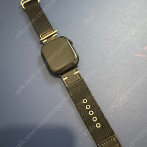 월스와일무브먼트 애플워치 나토 스트랩 블랙 색상 44mm&46mm