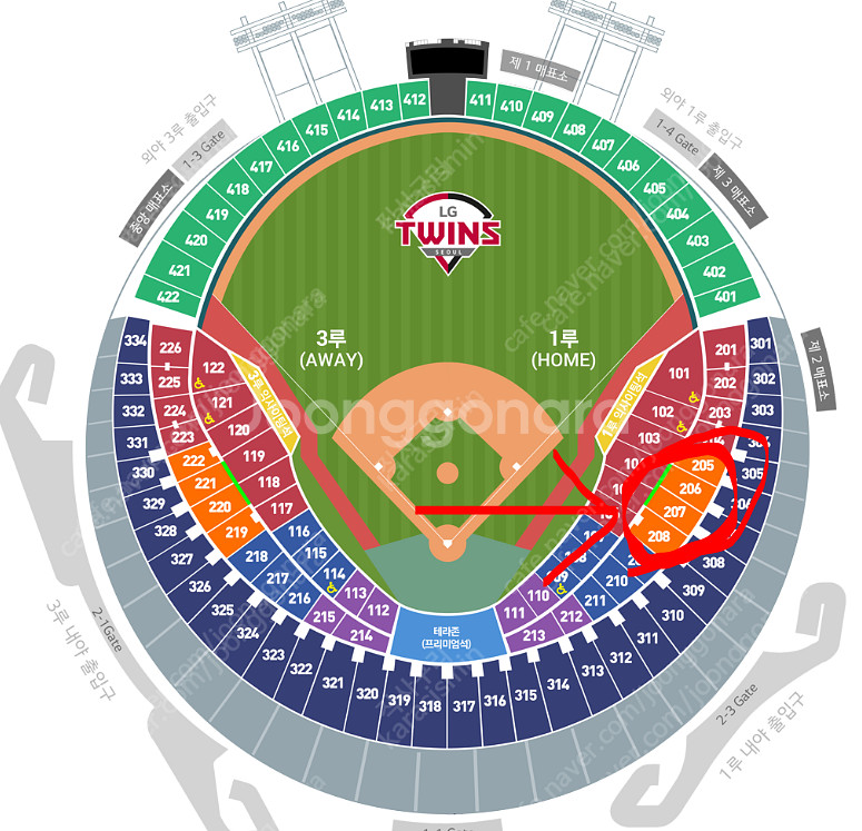 5월16일(금) LG트윈스 VS KT 1루오렌지 단석 ...--0