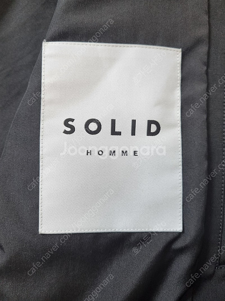 솔리드옴므 24 쉘파카 블랙 50(105)사이즈판매--6