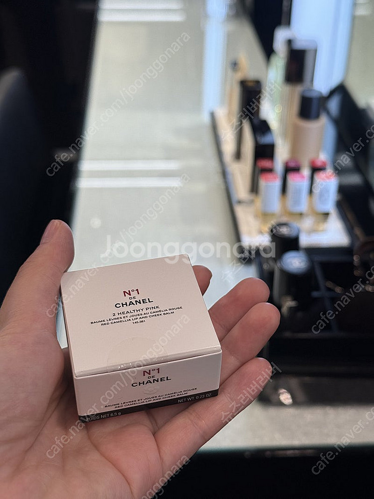 샤넬 까멜리아 립앤치크 2호 헬시핑크 - 새상품,백화점--5