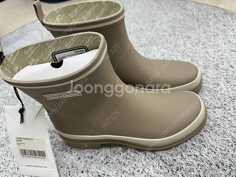 락피쉬 레인부츠 코코아 230-240--4