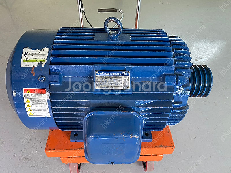 하이젠모터 삼상 380V 60Hz 30kW 40HP--0