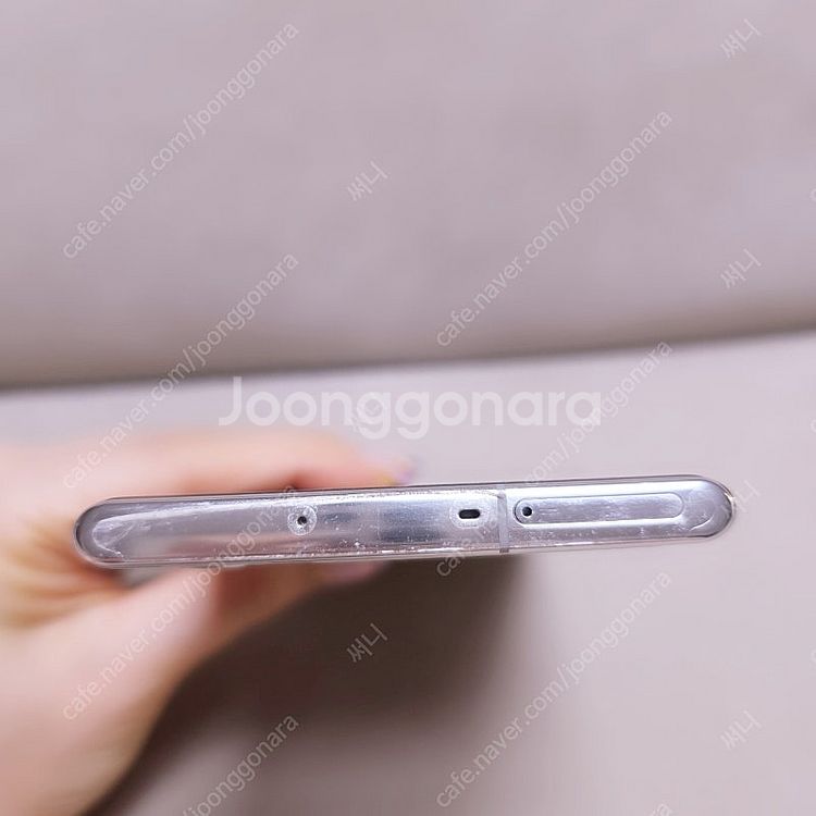 갤럭시 노트10 플러스 256GB 화이트 테두리와 뒷면...--2