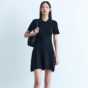 구호플러스 Ribbed Knit Dress 니트 원피스 M
