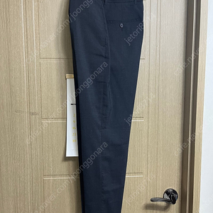 [XS] 이얼즈어고 차콜 노턱 테일러드 팬츠 01