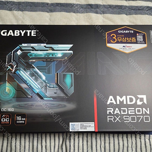 GIGABYTE 라데온 RX 9070 GAMING OC D6 16GB 피씨디렉트