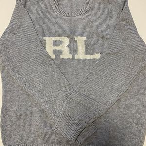 폴로 RL니트 그레이 L사이즈