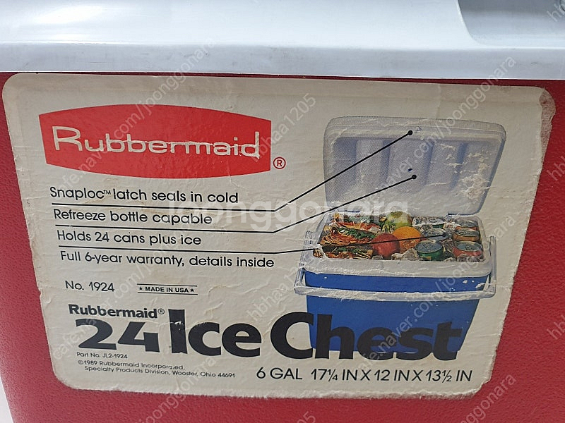 러버메이드 Rubbermaid 아이스박스 판매합니다. ...--1