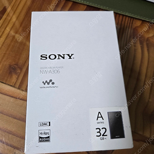 소니 NW-A306 DAP 음향기기 남색+ 키위이어스이어폰
