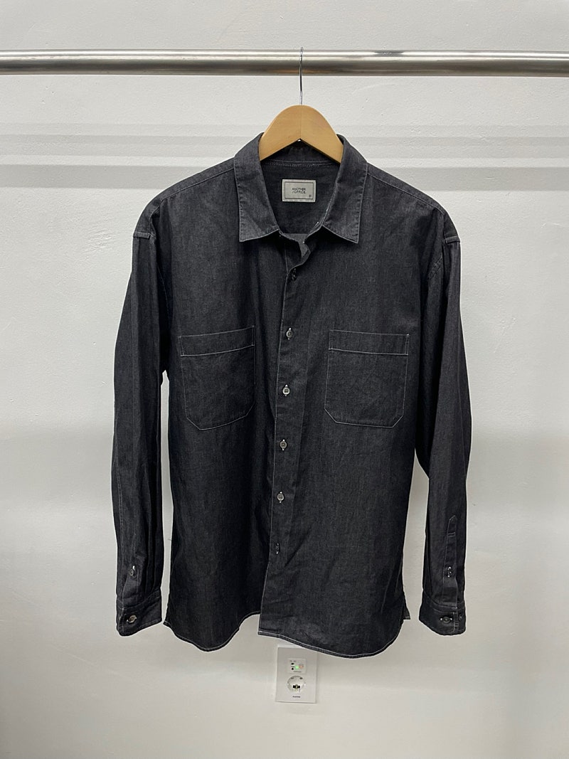 어나더오피스 컴피 데님 셔츠 comfy denim shirt 1사이즈 판매합니다.
