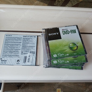 수입DVD 공 CD / (DVD-RW) 10징 염가