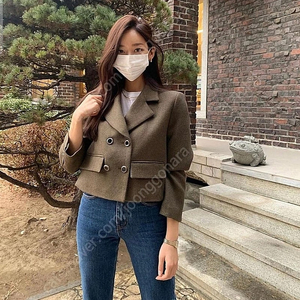 아상블라주 뉴트로 울 크롭자켓 ASANG 이태리원단 트위드 아상 타임마인미샤구호산드로마쥬이자벨마랑띠어리빈스더캐시미어