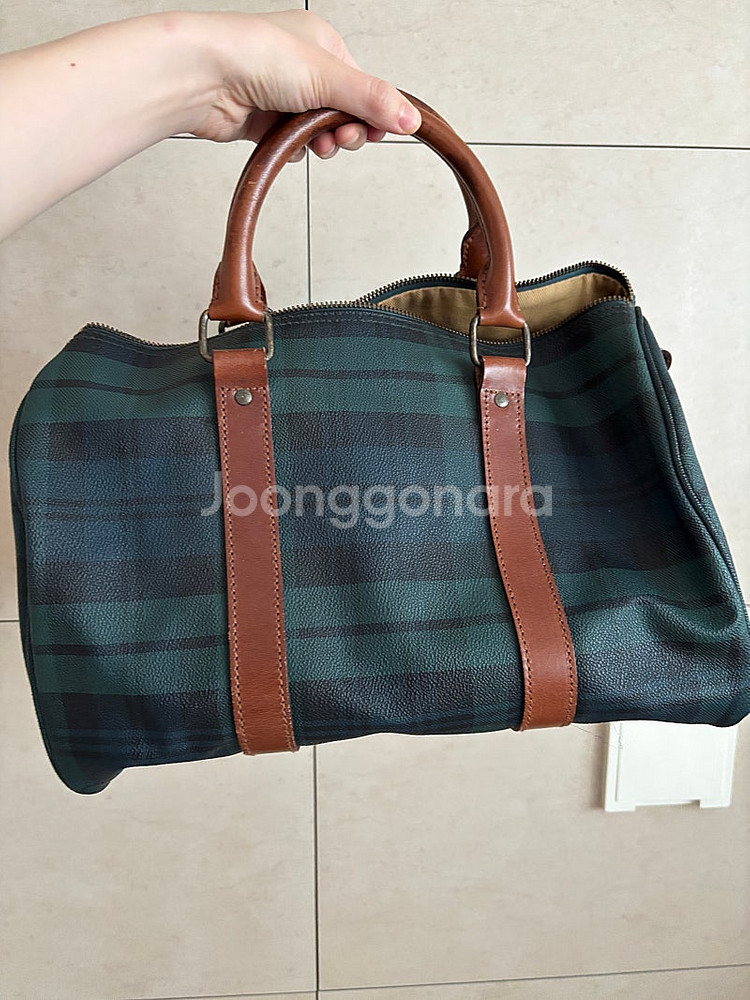 폴로 랄프로렌 블랙와치 보스턴 백 여행가방 캐리어 토트...--2