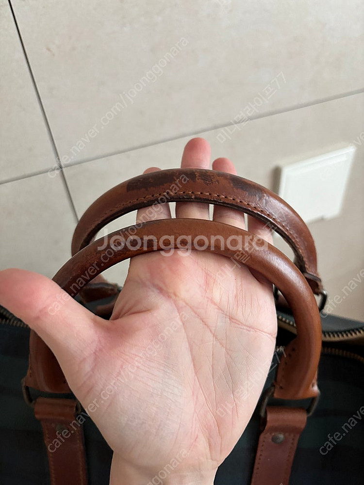 폴로 랄프로렌 블랙와치 보스턴 백 여행가방 캐리어 토트...--6