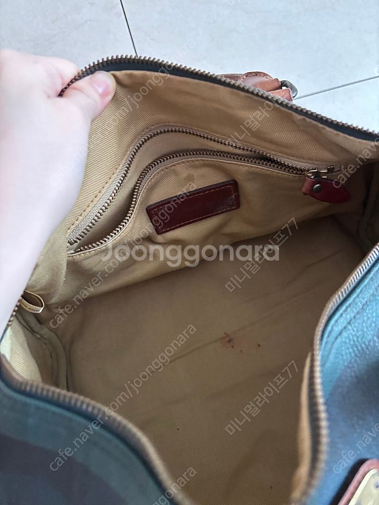 폴로 랄프로렌 블랙와치 보스턴 백 여행가방 캐리어 토트...--8