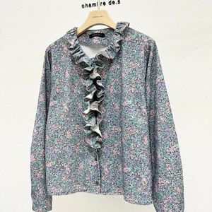 제평 chambre de.s 플라워 블라우스
