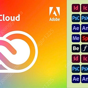 Adobe Creative Cloud 어도비 크리에이티브 클라우드 1개월 구독권