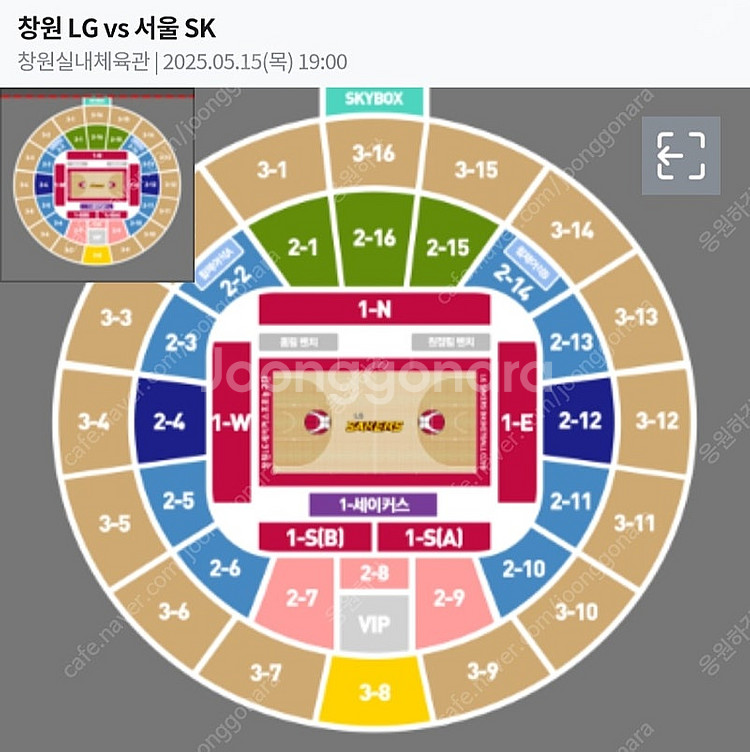 목요일 5월 15일 농구 6차전 창원 LG 세이커스 서...--1