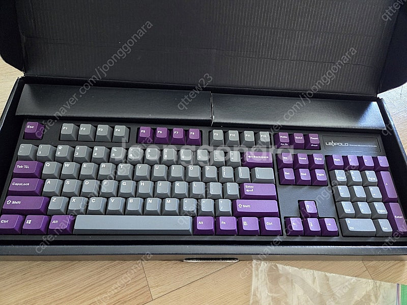레오폴드 900r pd 그레이퍼플 키캡 풀배열--0