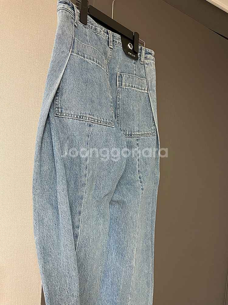 솔리드옴므 사이드턱 와이드진 30사이즈--2