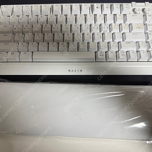 레이저 블랙위도우 v4 75% 화이트