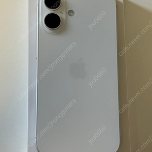 아이폰16 화이트 256GB 자급제 일주일 사용