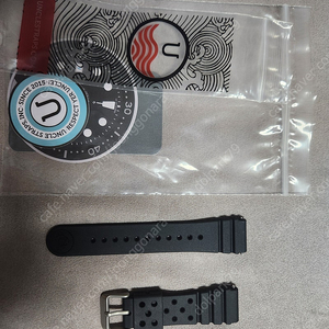 엉클세이코 러버밴드 숏버전 블랙 20mm