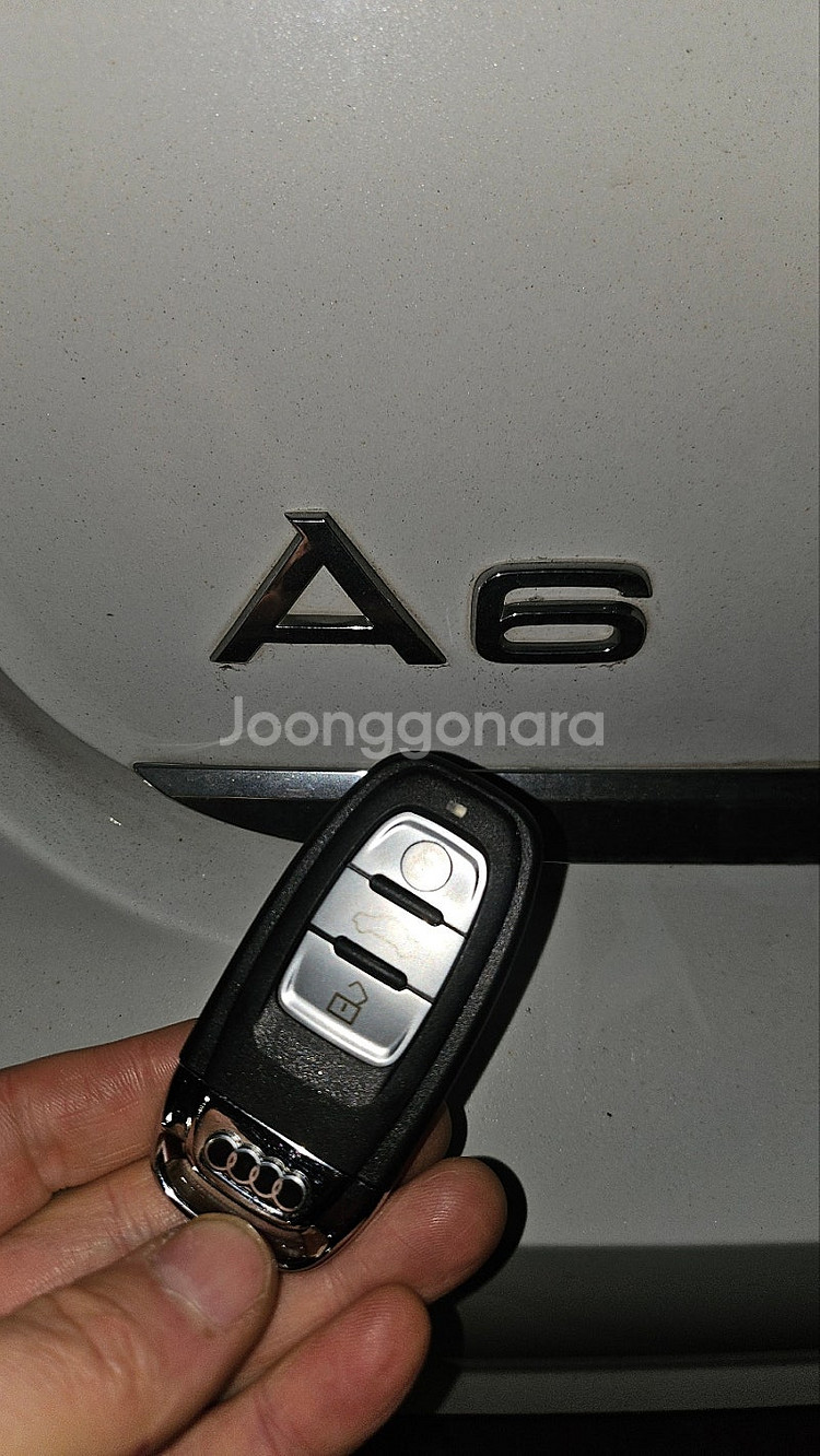 아우디 A6 2018년식 올키 분실 후 신규 키 복사 ...--2