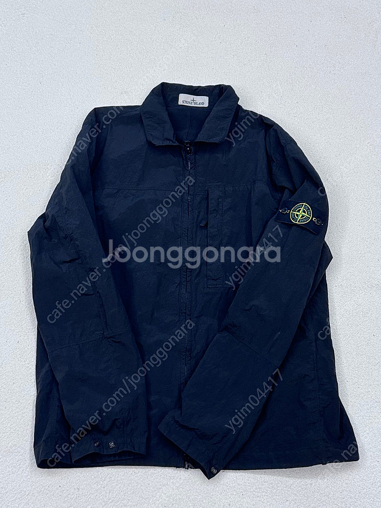 스톤아일랜드 나일론 메탈 오버셔츠 XL 24fw--1