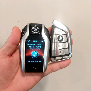 BMW 칼키 디지털 LCD 디스플레이 스마트키로 개조 및 기능 연동 완료