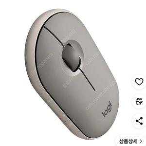 로지텍 페블 M350 마우스 그레이