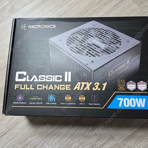 마이크로닉스 클래식 2 700w 풀체인지 atx3.1 미개봉