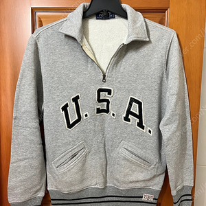 [판매] 폴로 랄프로렌 USA 집업 맨투맨 그레이 M 105 / 자라 남자 셔츠 남방 XL / 갭 후드 티셔츠 그레이 XL / 듀퐁 와이셔츠 110 사이즈 스웨터 집업 목넥 럭비