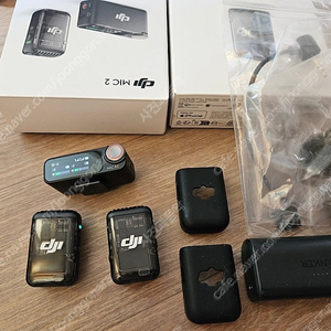 DJI MIC 2 마이크 수신기 세트! (마이크 2개)