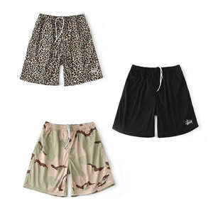 좌쓰 Stussy Basic Mesh Shorts 스투시 베이직 메쉬 쇼츠 레오파드, 블랙, 카모