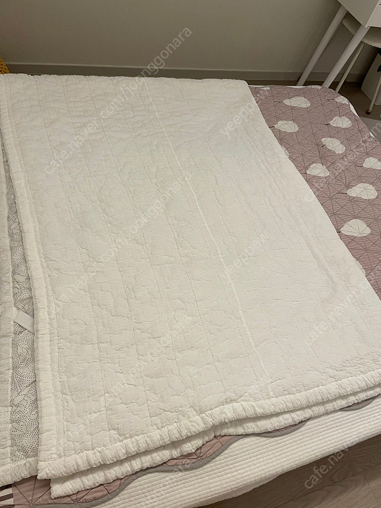 규아르 시어서커 여름 패밀리 침대패드 패밀리 SS+Q 280x210--1