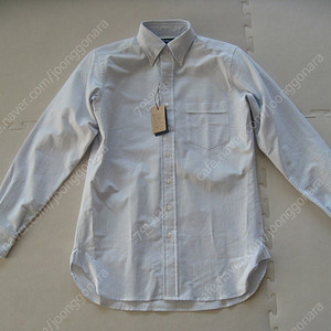 드레익스 / Light Blue, Yellow Stripe Oxford Cloth Button-Down Shirt/ 15.5, 15.5