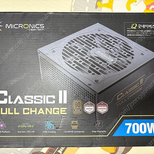 마이크로닉스 클래식2 풀체인지 700w 파워 판매 as30년12월까지