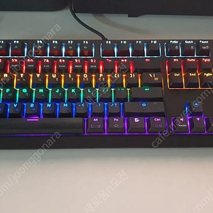 스카이디지탈 키보드 NKEY K2-SE RAINBOW LED 오테뮤 (청축/적축) 팝니다. nkey k2 se rainbow hw매크로 키보드
