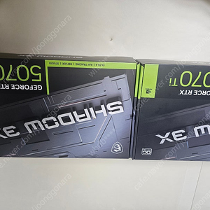 미개봉 새상품 msi 5070ti 쉐도우 그래픽카트 판매
