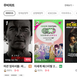 CGV 영화 예매 2인 17500원