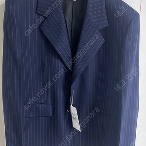 택포 토니웩 STRIPED WOOL OVERSIZED TAILORED JACKET_ NAVY PINSTRIPE L사이즈