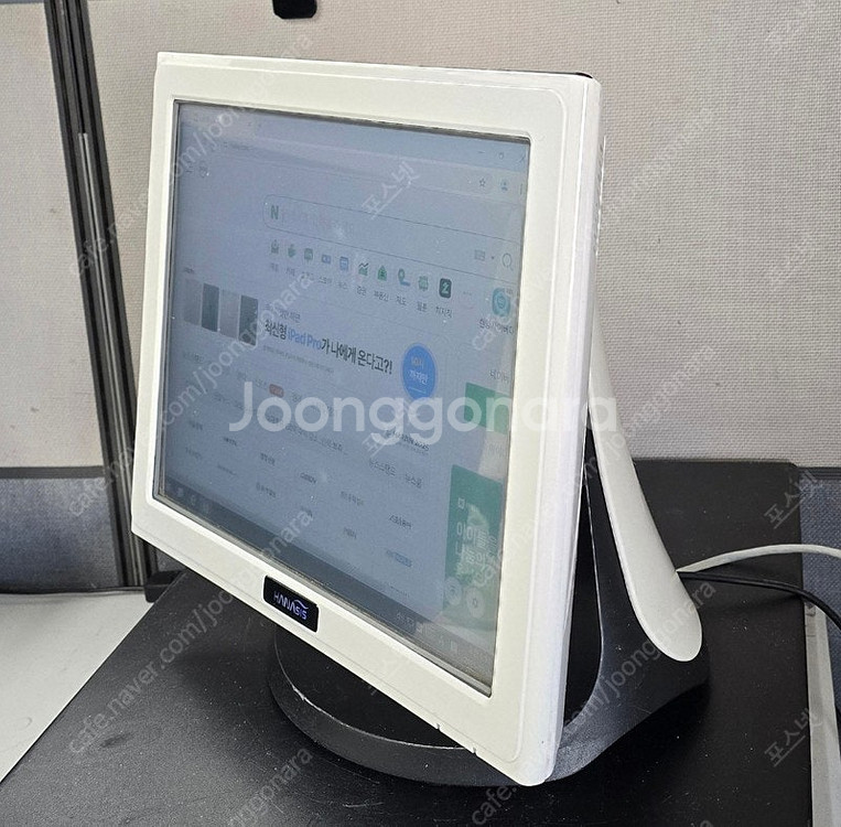 하나시스HW-3000중고포스기 터치모니터 배달POS 토...--2